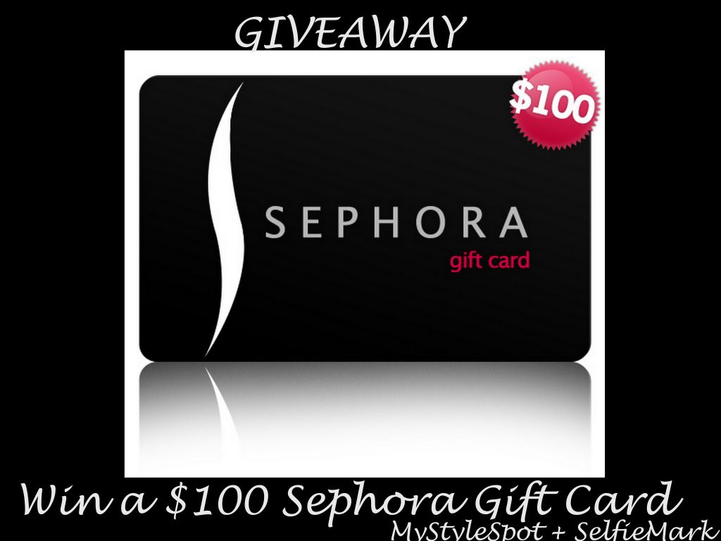 $100 sephora gift card giveaway