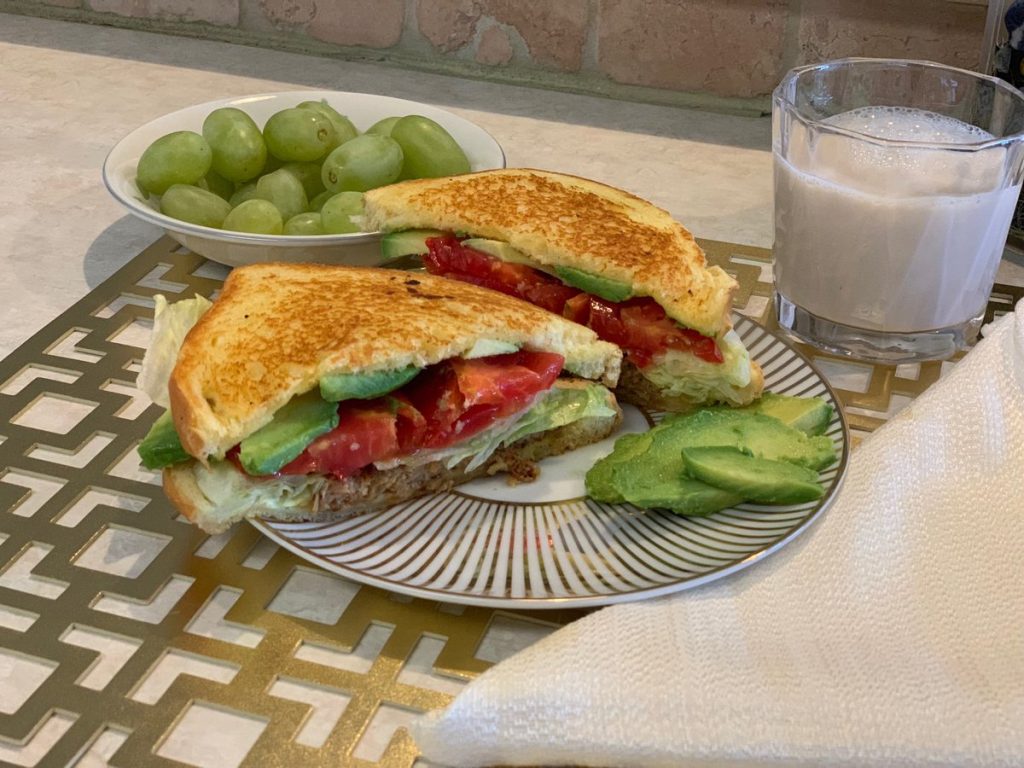 Yummy Easy Vegan/Vegetarian Melt Sandwich