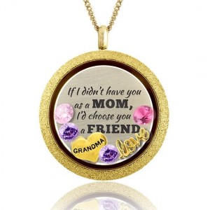 floating locket for mothers day