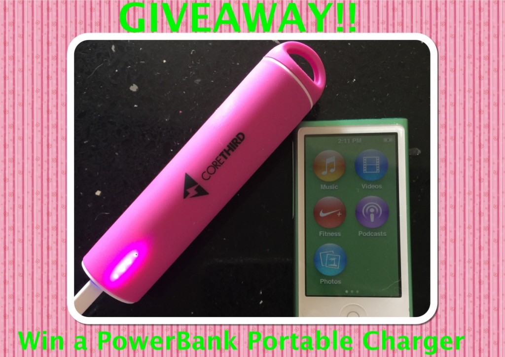 Win a core third express power bank portable battery charger for your phone! 