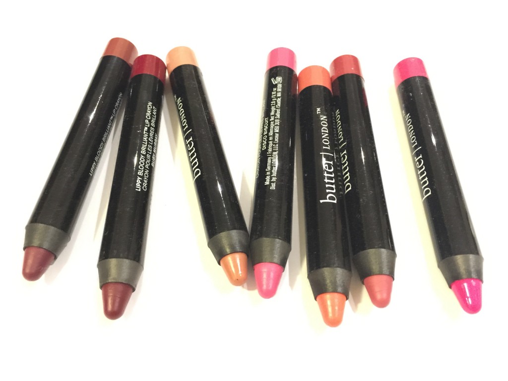 Butter London Bloody Brilliant Lip Crayons Cosmetics