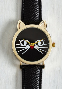 Feline is of the essence watch from mod cloth