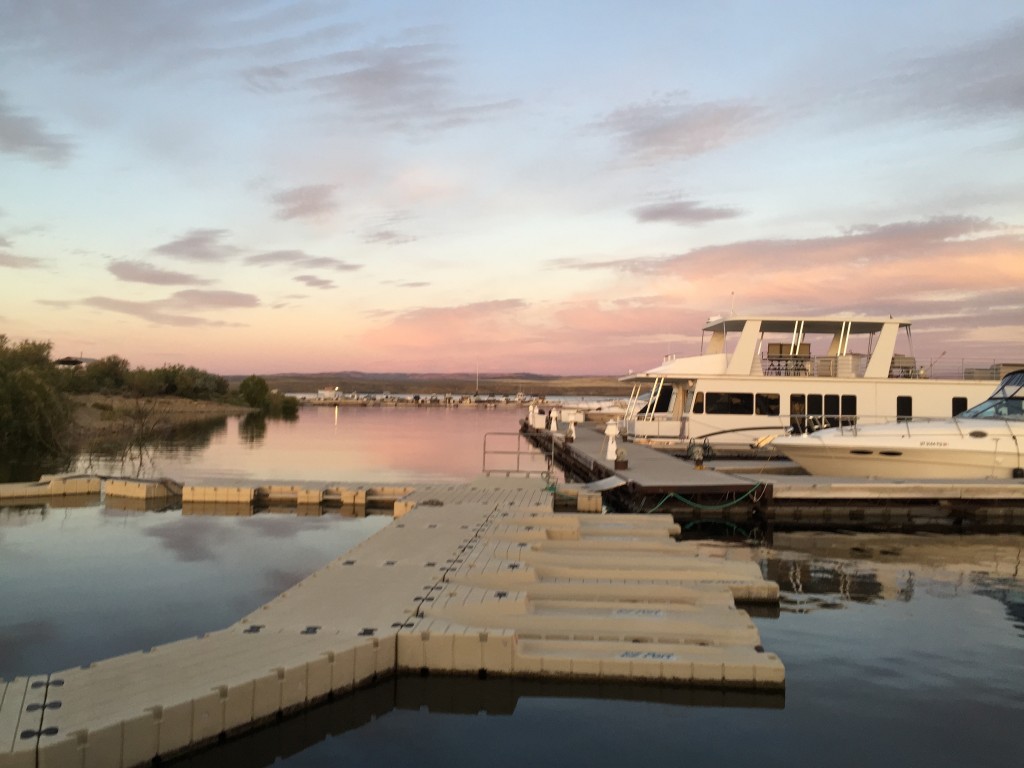 Sunset over Flaming Gorge, Wyoming