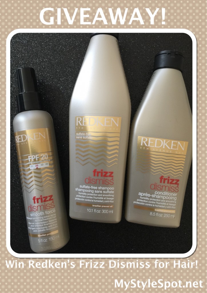 Win Redken's Frizz dismiss hair set! 