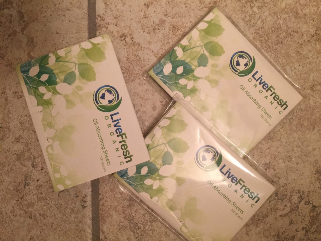 Live Fresh Organic blotting papers