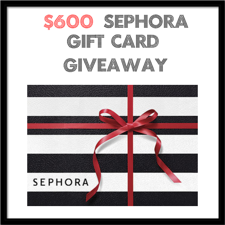 Win a $600 sephora gift card