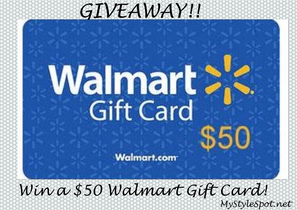 Win a $50 Walmart gift card Giveaway