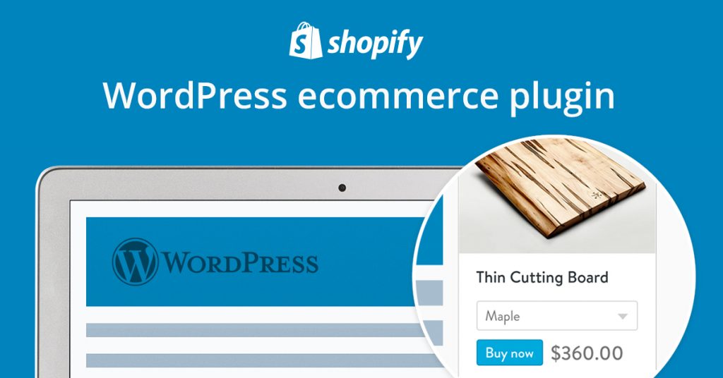 shopify-wordpress-ad e commerce to your site 