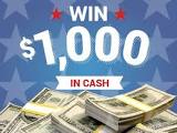 win $1000 cash