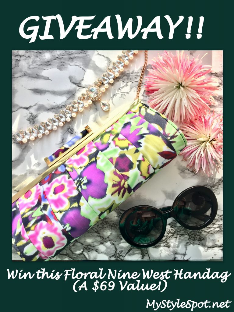 Giveaway: Win a floral handbag