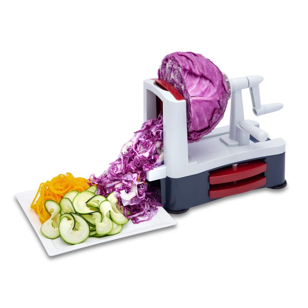 Vegetable Spiralizer for Low Carb Vegan/Vegetarian/Gluten-Free Meals, Healthier Meals