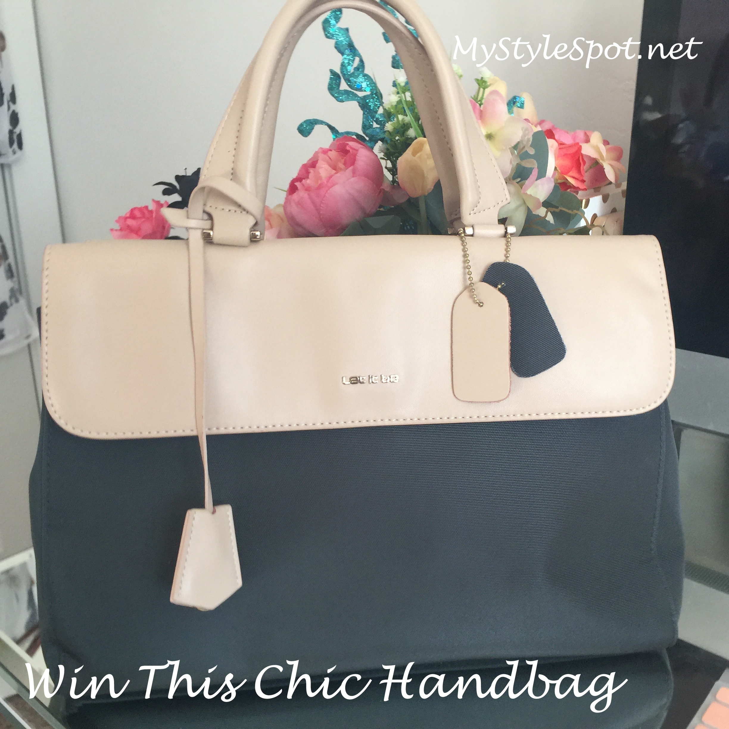 GIVEAWAY: Win a Gorgeous Canvas + Faux Leather Handbag - MyStyleSpot