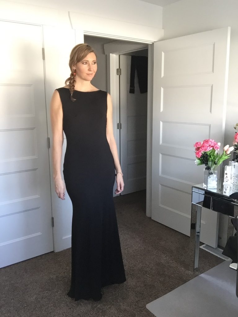 Elegant Long Black Gown