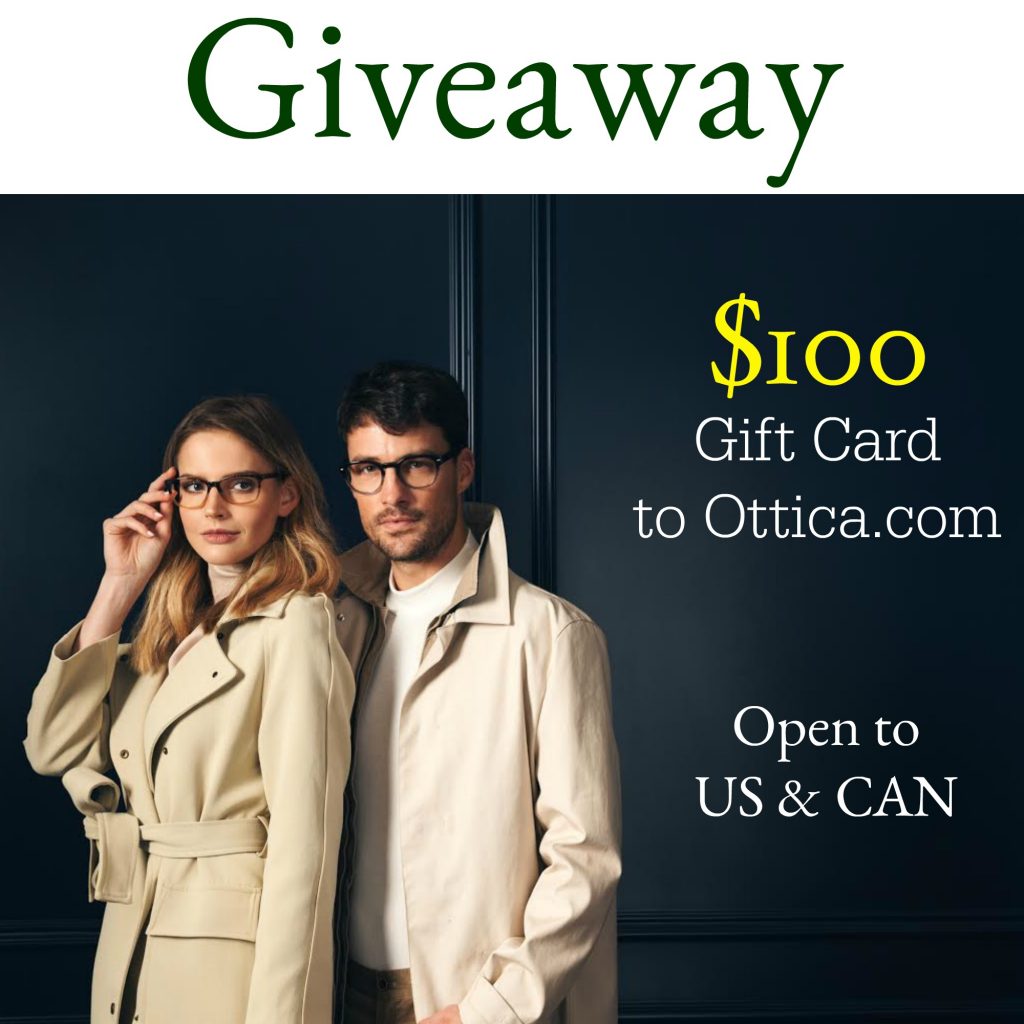 giveaway: Win $100 to spend on designer glasses and sunglasses from Ottica 