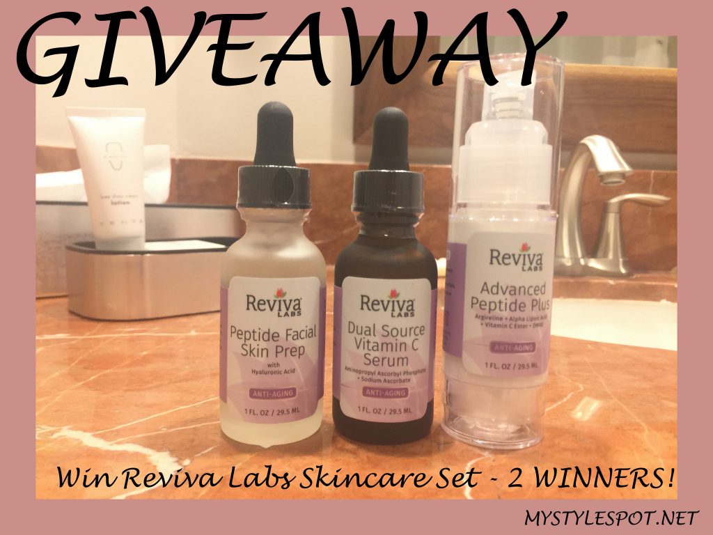 Giveaway: Win a Reviva Labs skincare set (an $84% Value) -2 WINNERS + 45 other prizes!