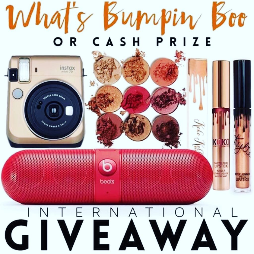 GIVEAWAY: Win a Beats Speaker, Instax Camera, & Makeup by Kylie or a Cash Prize!
