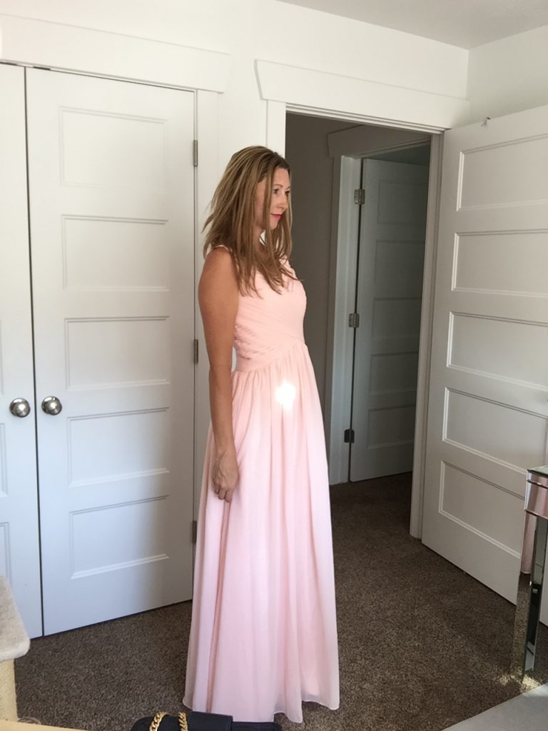 Lovely Pink Gown for Holiday Parties