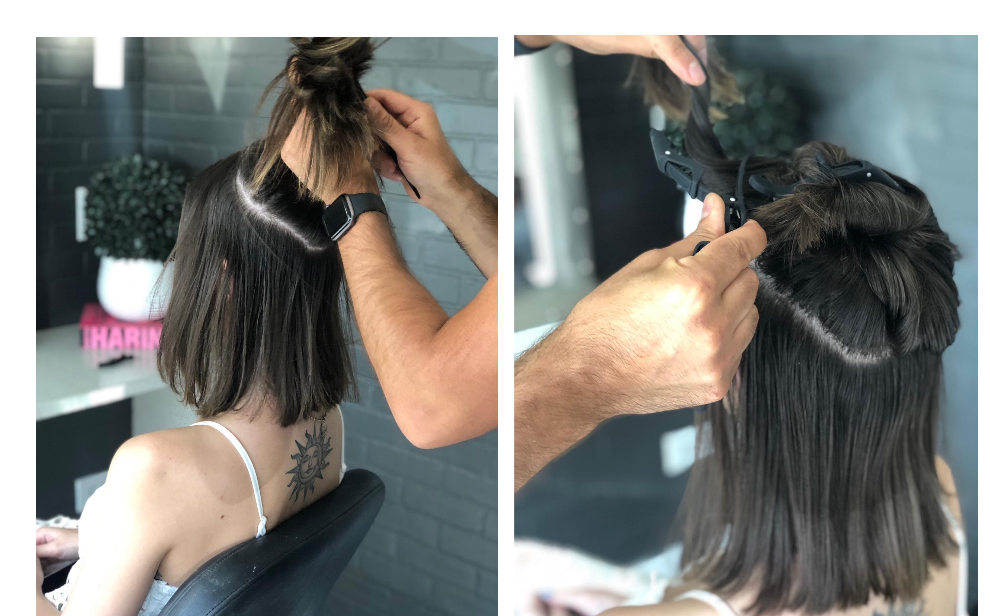 How to Apply Velo Extensions to Thick Short Hair by Tony Odisho