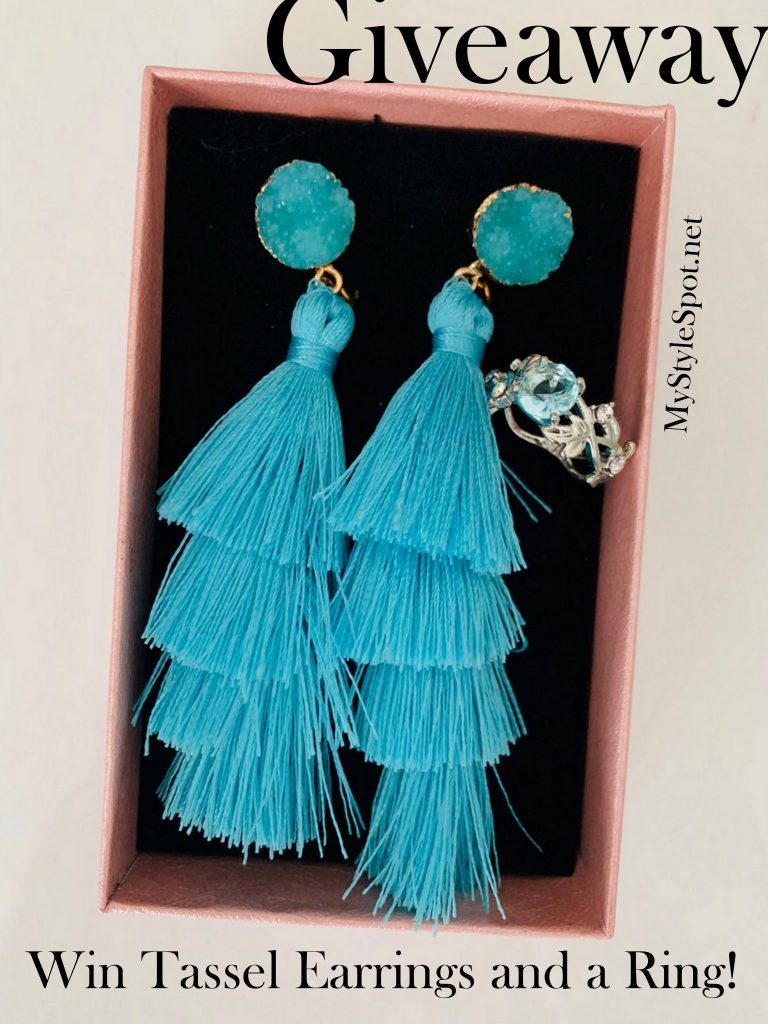 Enter to win gorgeous tassel earrings and a ring