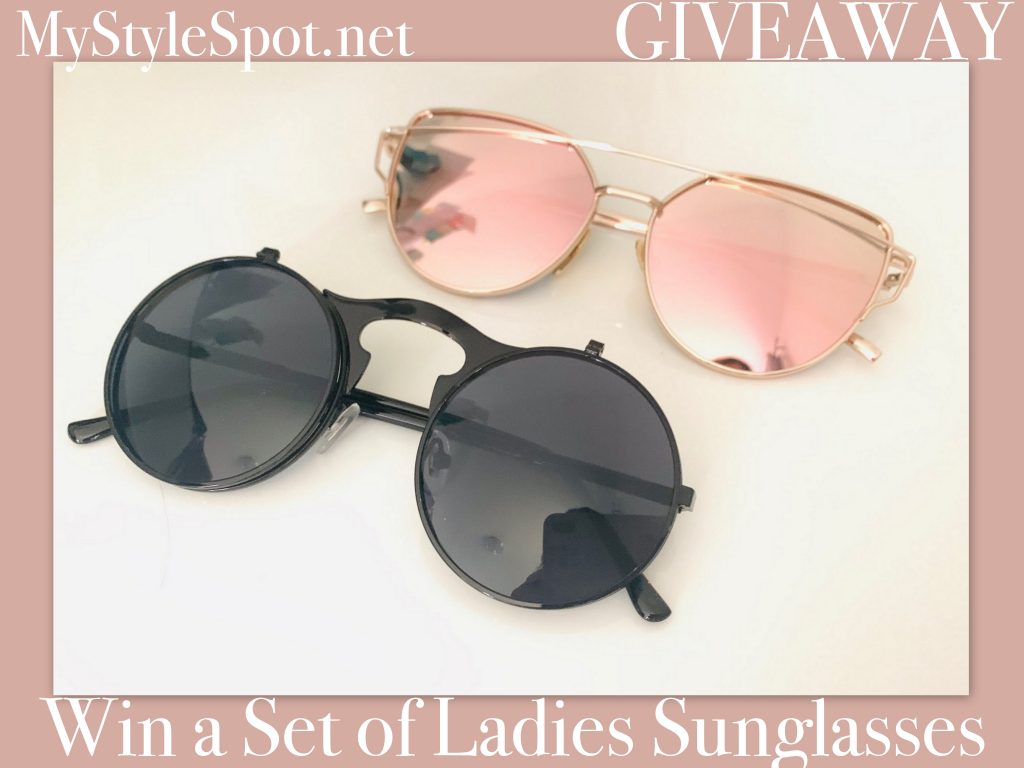 Enter to win a set of ladies sunglasses