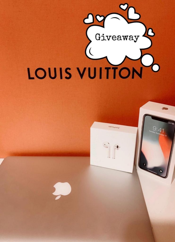 GIVEAWAY: Win an Apple Macbook, Iphone Max, Airbuds & Louis Vuitton Suprise Box worth $1500