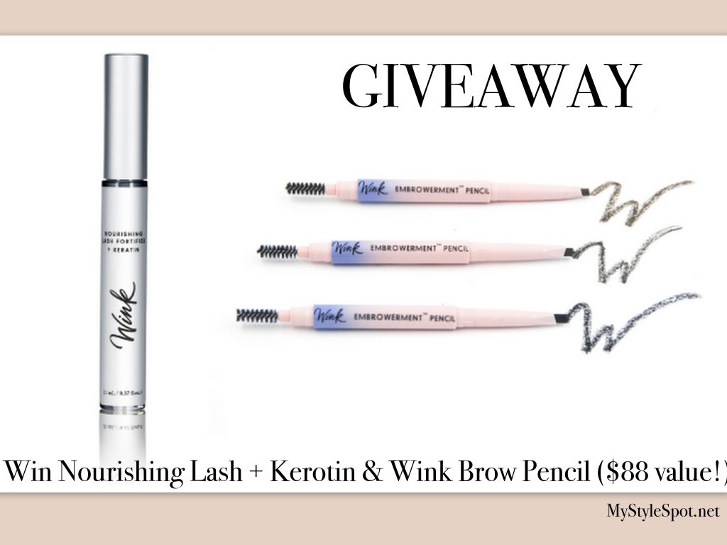 GIVEAWAY: Win Lash Fortifier and Makeup Pencil from Wink ($88 value!)
