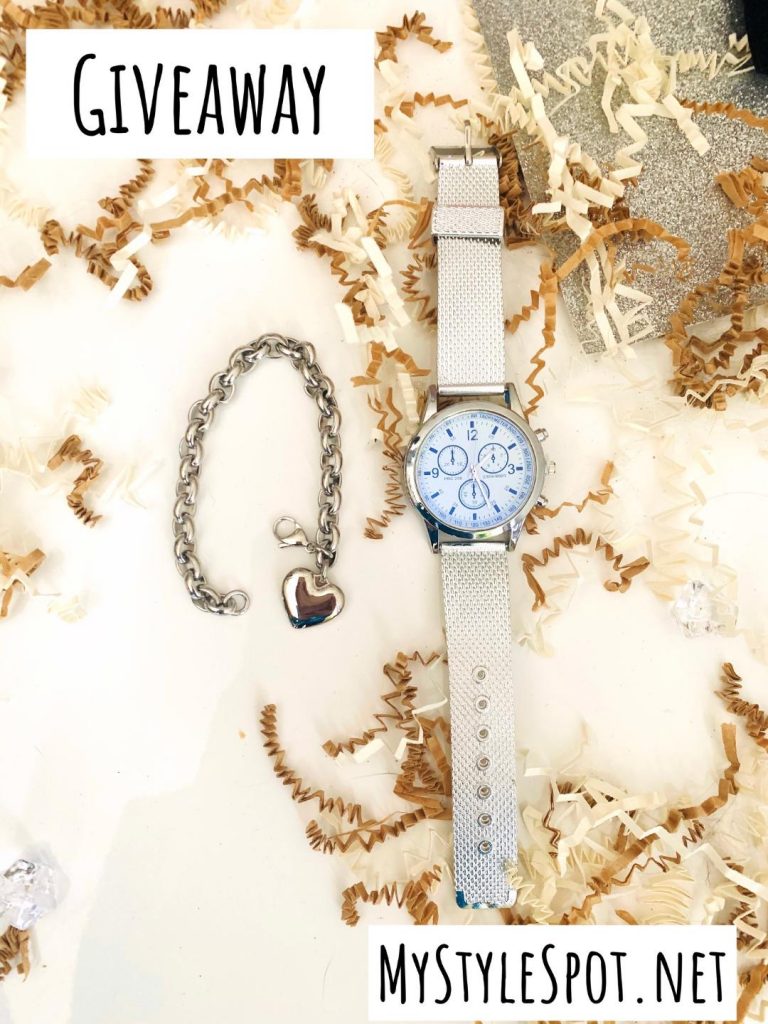 GIVEAWAY: Win a Chic Ladies Watch and Heart Bracelet