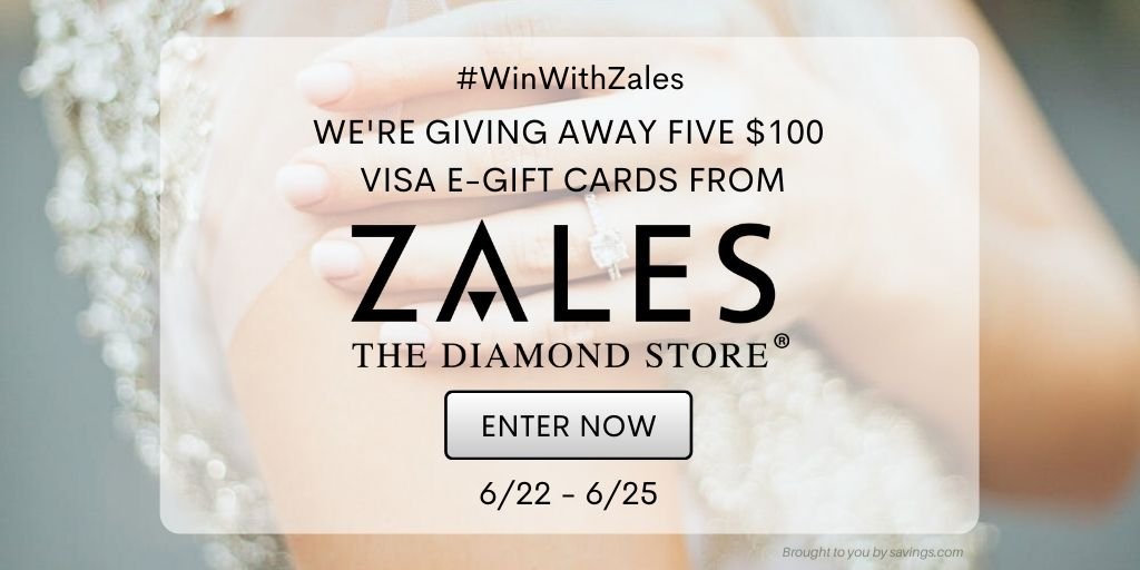 Enter to win a $100 zales gift card