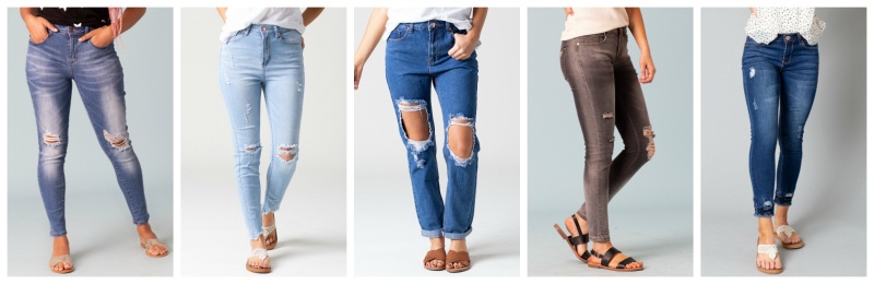 get 30% off lowest marked price + free shipping on ladies denim