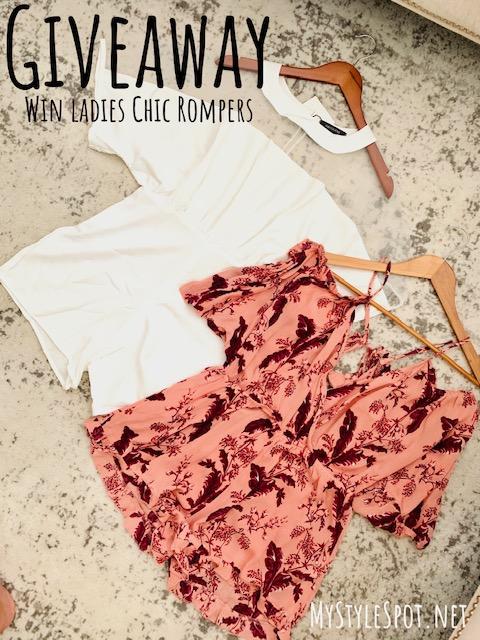 GIVEAWAY: Enter to Win 2 Chic Ladies Rompers ($128 Value)