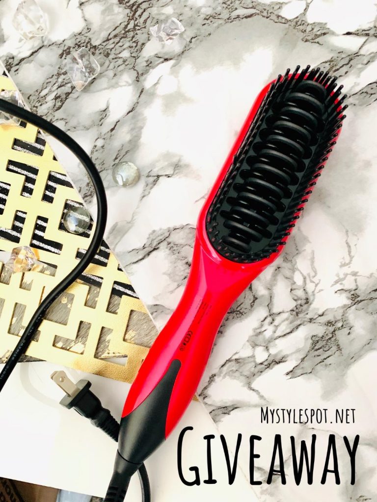 GIVEAWAY: Enter to Win a Brush Hair Straightener