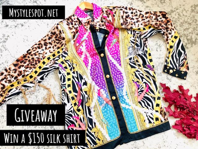 GIVEAWAY: Enter to Win a $150 Silk Blouse