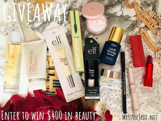 GIVEAWAY: Enter to Win $400 in Beauty