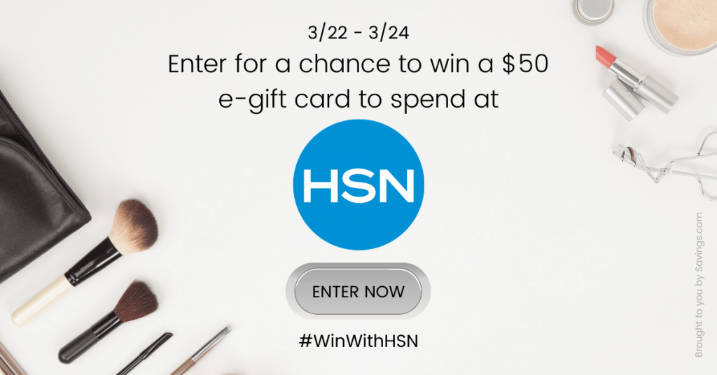 GIVEAWAY: Enter to Win a $50 HSN Gift Card - 5 WINNERS