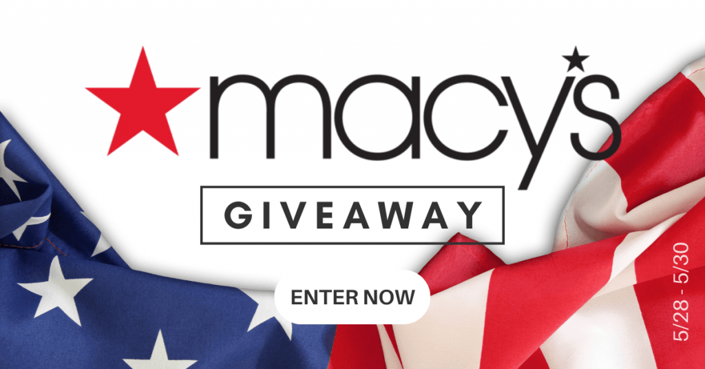 GIVEAWAY: Enter to Win a $100 Macy's Gift Card - 5 WINNERS