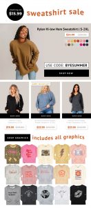 Ladies Cozy Sweatshirts & Hoodies Extra 20% OFF - Starting at $15