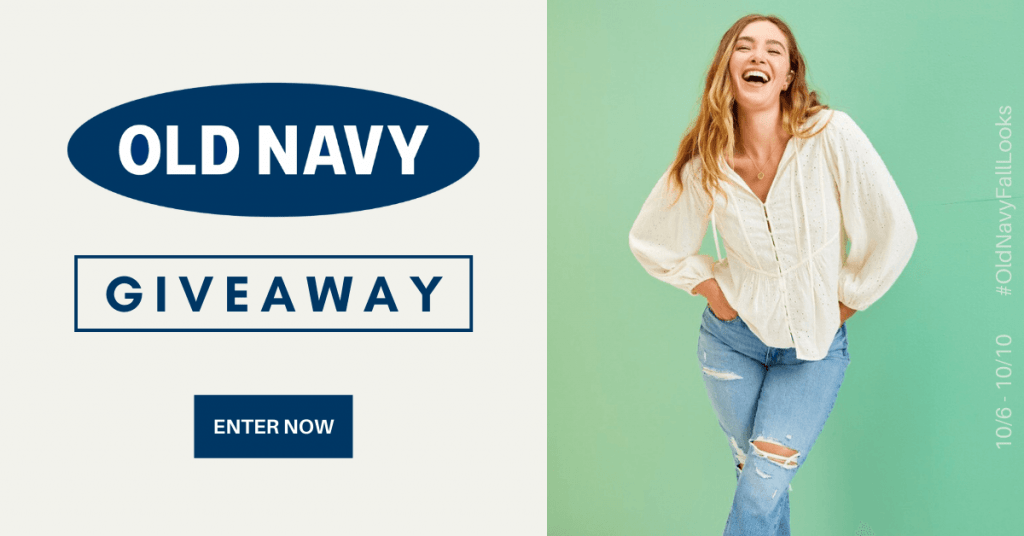 GIVEAWAY: Enter to Win a $100 Old Navy Gift Card - 5 WINNERS