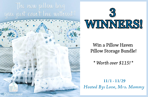 GIVEAWAY: Enter to Win Pillow Haven Storage for Home Organization