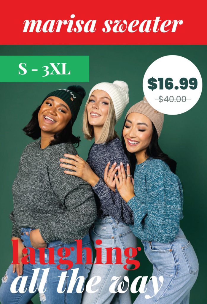 Cyber Week Deals: Wednesday Ladies Sweaters $16