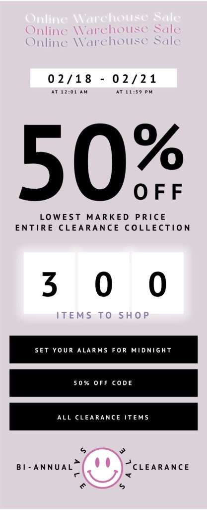 HUGE Fashion Clearance Sale - 50% OFF Lowest Marked Price - Starting under $5!