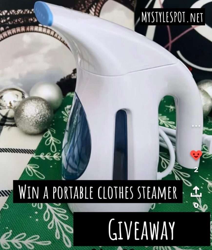 GIVEAWAY: Enter to Win a Handy Portable Clothes Steamer