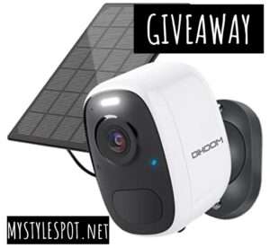 GIVEAWAY: Enter to Win a Solar Powered WiFi Wireless Security Camera