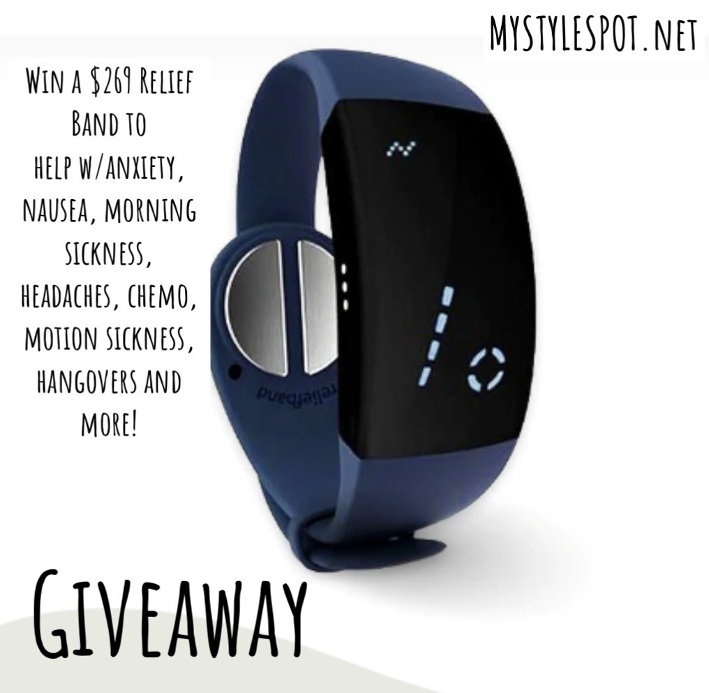 GIVEAWAY: Enter to Win a ReliefBand Premier for Instant Relief from Nausea, Anxiety, Motion Sickness, Morning Sickness & More! ($269 val)