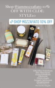 Shop mozzafiato luxury Italian beauty 10% off