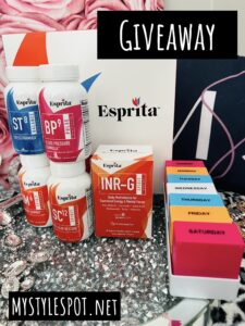 GIVEAWAY: Enter to Win Esperita Immune Support, Multivitamin, Cellular Support Supplements for Stress - 3 WINNERS