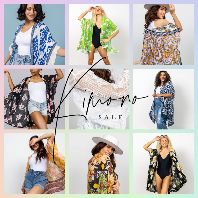 HUGE Kimonos Sale - Starting at $9.99 (All under $20!)
