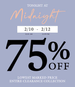 EXTRA 75% OFF ALL CLEARANCE LADIES FASHION